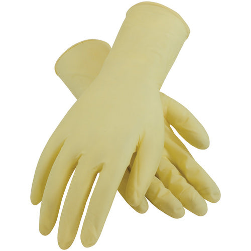 ‎100-323000/M CE Single Use Gloves - Latex - Fully Textured - 7 mil. - Class 100 - 12 Inch - PF