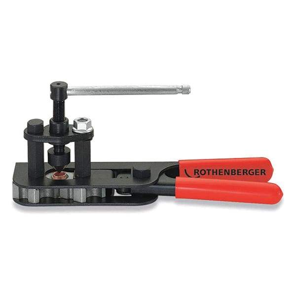 Rothenberger - Flaring Tools & Tube Expanders Type: 45 Flaring Tool Maximum Pipe Capacity (Inch): 3/16 - Caliber Tooling