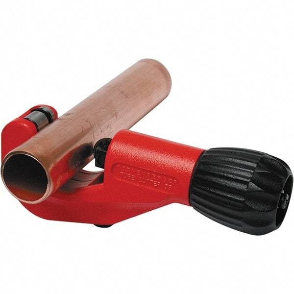 Rothenberger - 1/4" to 1-5/8" Pipe Capacity, Tube Cutter - Cuts Aluminum, Copper, 6-1/2" OAL - Caliber Tooling