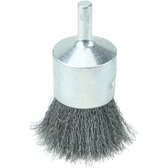 1″ Diameter - Steel Wire End Brush