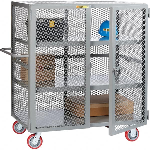 Little Giant - Lockers Type: Heavy Duty Mesh Security Cabinet Number of Tiers: 3 - Caliber Tooling