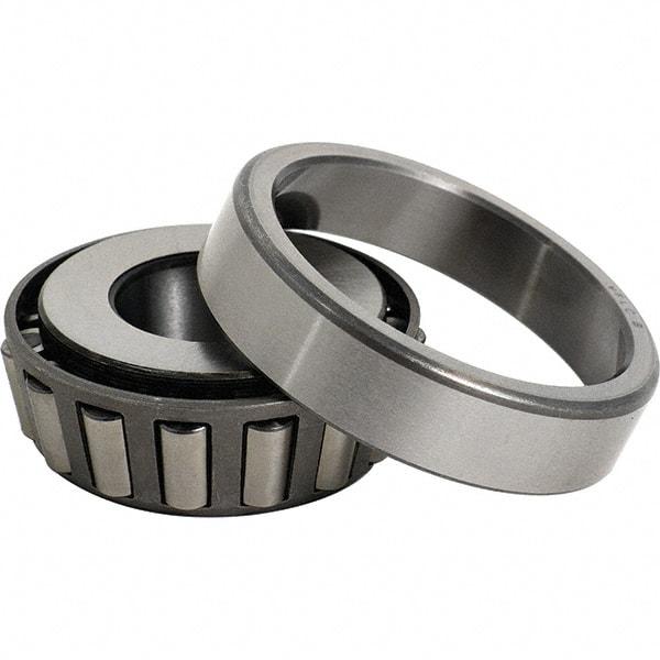 Tritan - 1" Bore Diam, 2-1/4" OD, 11/16" Wide, Tapered Roller Bearing Set - 12,135 N Dynamic Load Capacity, 55,291 N Static Load Capacity - Caliber Tooling