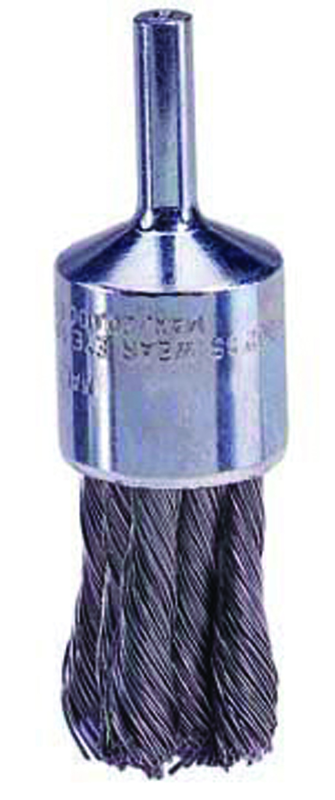 3/4'' Diameter - Knot Type Stainless End Brush - Caliber Tooling