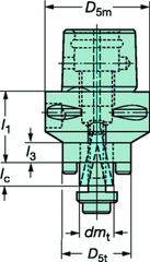 C439105C16120 CAPTO ADAPTER - Caliber Tooling