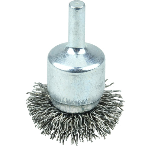 1 1/2″ Diameter - Steel Wire Flared End Brush - Caliber Tooling