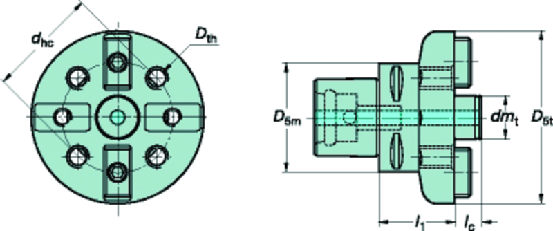 C10-391.XL-40 070 CoroBore® XL - Caliber Tooling