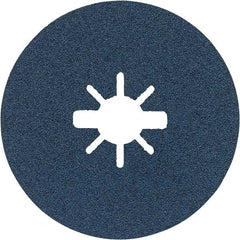 Bosch - Fiber Discs; Disc Diameter (Inch): 4-1/2 ; Abrasive Material: Zirconia Alumina ; Grade: Coarse ; Grit: 80 ; Center Hole Size (Inch): 0 ; Series: X-LOCK - Exact Industrial Supply