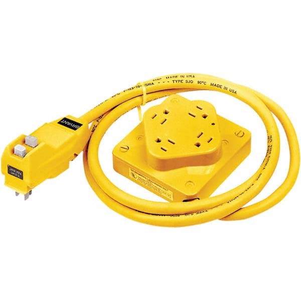 Bryant Electric - GFCI Cords & Power Distribution Centers Mount Type: Plug-In Number of Outlets: 4 - Caliber Tooling