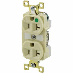 Bryant Electric - Straight Blade Receptacles Receptacle Type: Duplex Receptacle Grade: Hospital - Caliber Tooling