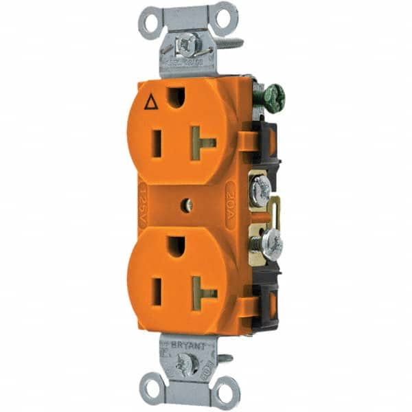 Bryant Electric - Straight Blade Receptacles Receptacle Type: Duplex Receptacle Grade: Commercial - Caliber Tooling