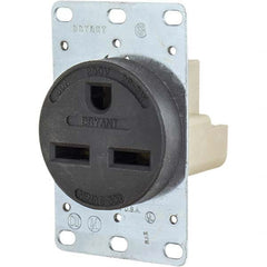 Bryant Electric - Straight Blade Receptacles Receptacle Type: Single Receptacle Grade: Industrial - Caliber Tooling