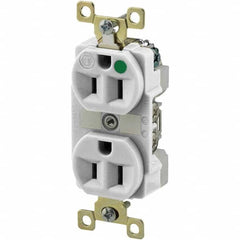 Bryant Electric - Straight Blade Receptacles Receptacle Type: Duplex Receptacle Grade: Hospital - Caliber Tooling