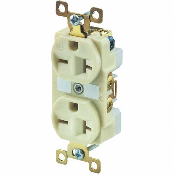 Bryant Electric - Straight Blade Receptacles Receptacle Type: Duplex Receptacle Grade: Industrial - Caliber Tooling