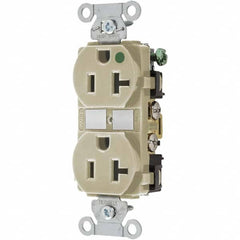 Bryant Electric - Straight Blade Receptacles Receptacle Type: Duplex Receptacle Grade: Hospital - Caliber Tooling