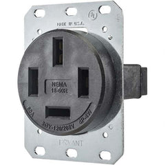 Bryant Electric - Straight Blade Receptacles Receptacle Type: Single Receptacle Grade: Industrial - Caliber Tooling