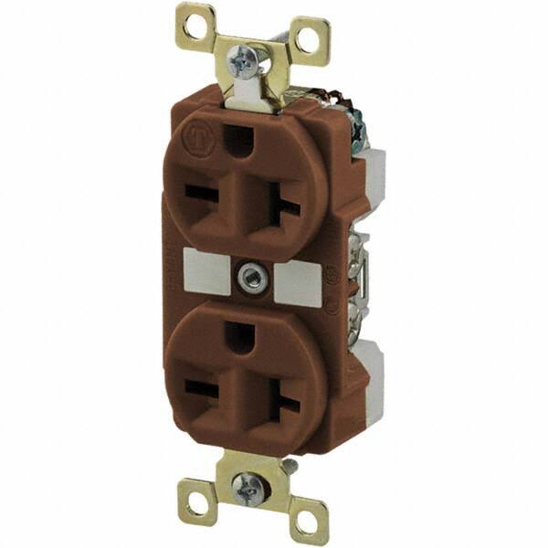 Bryant Electric - Straight Blade Receptacles Receptacle Type: Duplex Receptacle Grade: Industrial - Caliber Tooling