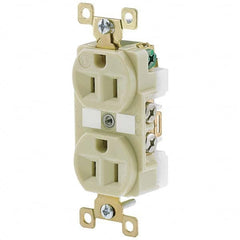 Bryant Electric - Straight Blade Receptacles Receptacle Type: Duplex Receptacle Grade: Industrial - Caliber Tooling