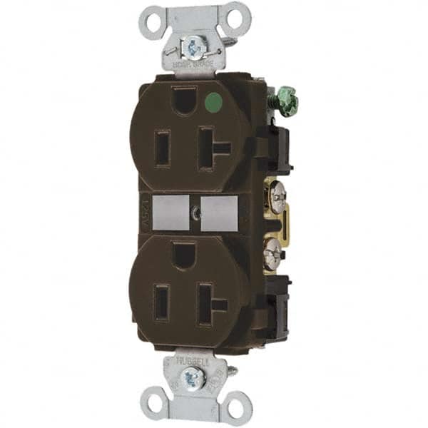 Bryant Electric - Straight Blade Receptacles Receptacle Type: Duplex Receptacle Grade: Hospital - Caliber Tooling