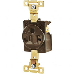 Bryant Electric - Straight Blade Receptacles Receptacle Type: Single Receptacle Grade: Industrial - Caliber Tooling