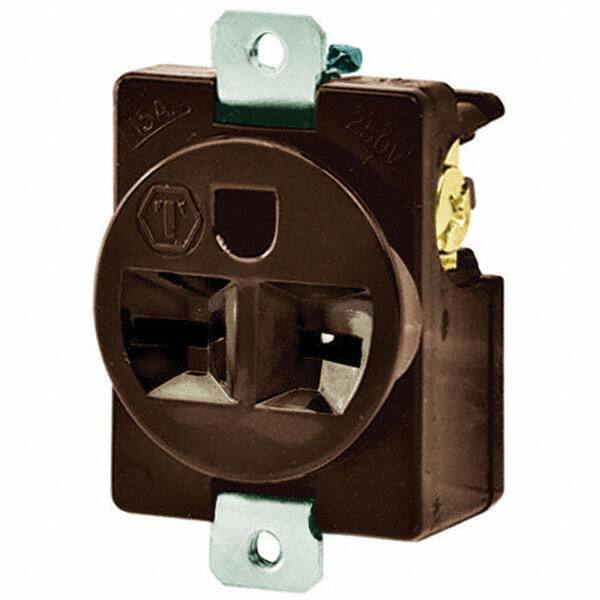 Bryant Electric - Straight Blade Receptacles Receptacle Type: Single Receptacle Grade: Industrial - Caliber Tooling