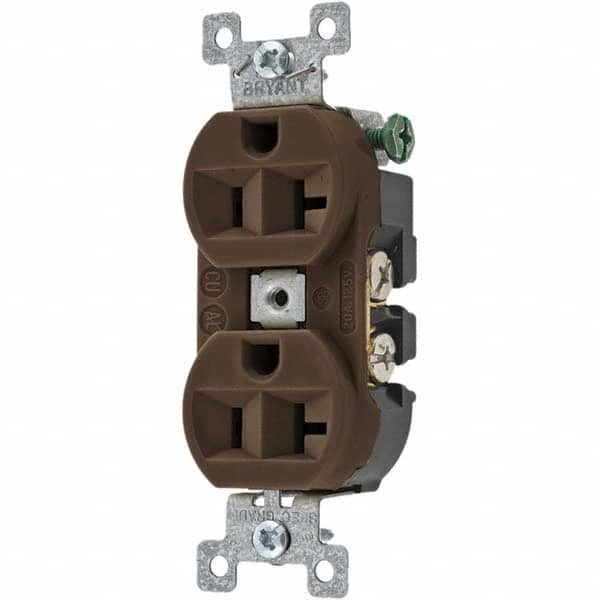 Bryant Electric - Straight Blade Receptacles Receptacle Type: Duplex Receptacle Grade: Specification - Caliber Tooling