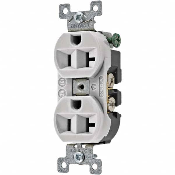 Bryant Electric - Straight Blade Receptacles Receptacle Type: Duplex Receptacle Grade: Specification - Caliber Tooling