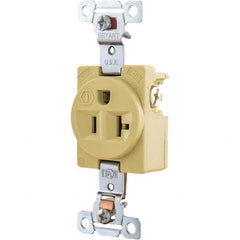 Bryant Electric - Straight Blade Receptacles Receptacle Type: Single Receptacle Grade: Industrial - Caliber Tooling