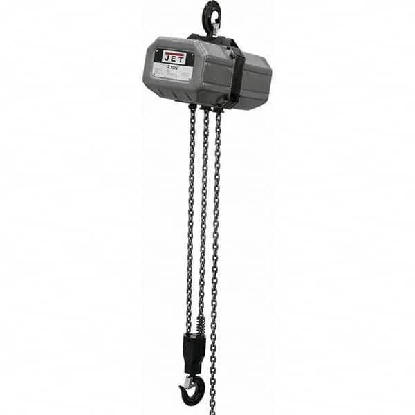 Jet - Electric Hoists Type: Electric Hoist Load Capacity (Ton): 2 - Exact Industrial Supply