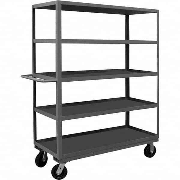 Durham - 3,000 Lb Capacity, 24-1/4" Wide x 54-1/4" Long x 68" High Heavy Duty Service Cart - Caliber Tooling