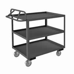 Durham - 1,200 Lb Capacity, 36-1/4" Wide x 66-1/4" Long x 43-3/8" High Service Cart - Caliber Tooling