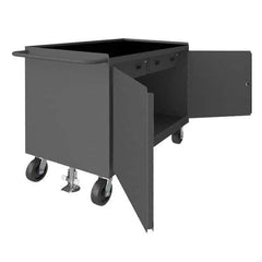 Durham - Mobile Work Benches Type: Cabinet Bench Length: 54-1/8 (Inch) - Caliber Tooling