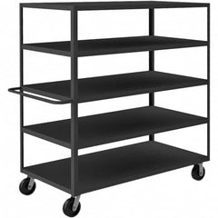 Durham - 3,600 Lb Capacity, 30-1/4" Wide x 66-1/4" Long x 66-1/2" High Heavy Duty Service Cart - Caliber Tooling