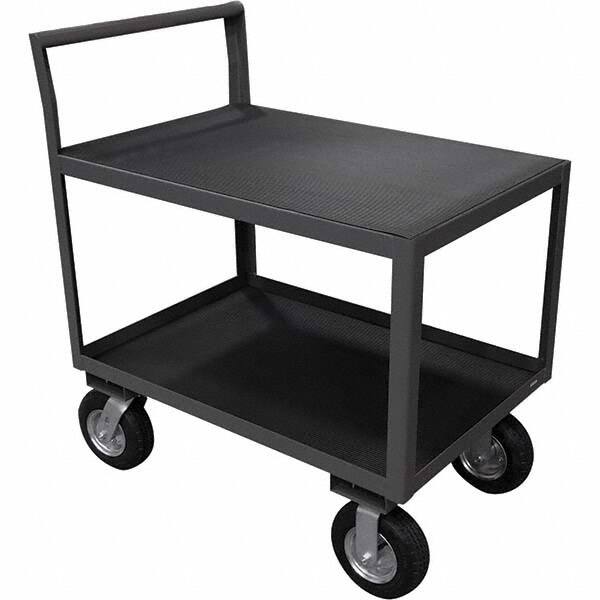 Durham - 1,200 Lb Capacity, 24-1/4" Wide x 51" Long x 44" High Instrument Cart - Caliber Tooling