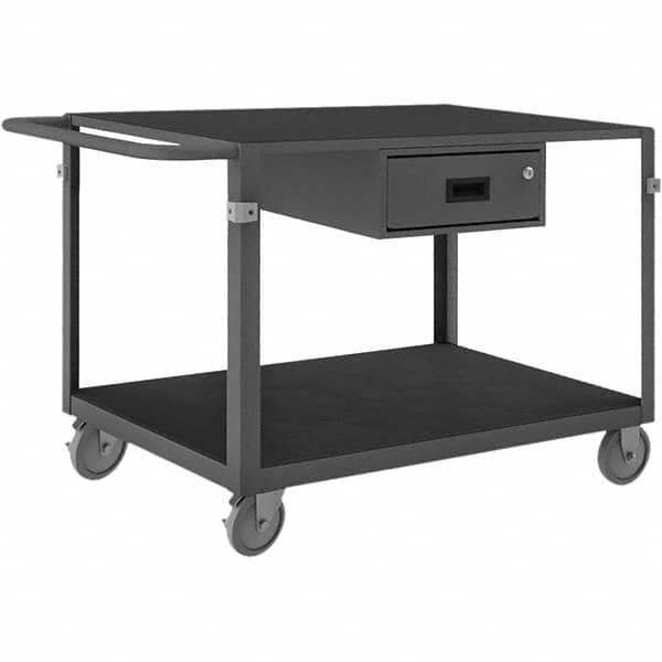 Durham - 1,000 Lb Capacity, 25-1/8" Wide x 42-11/16" Long x 34" High Instrument Cart - Caliber Tooling