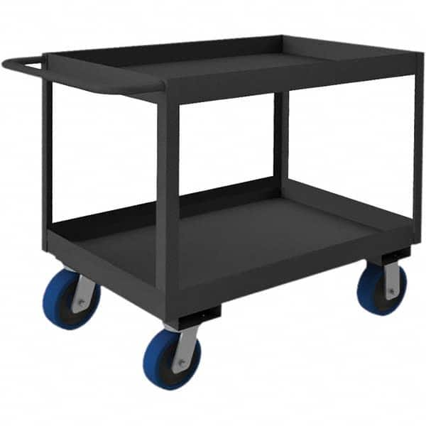 Durham - 3,600 Lb Capacity, 24-1/4" Wide x 42-1/4" Long x 37-5/8" High Service Cart - Caliber Tooling