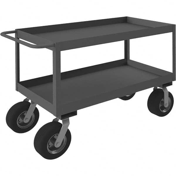 Durham - 1,200 Lb Capacity, 24-1/4" Wide x 54-1/4" Long x 36" High Service Cart - Caliber Tooling