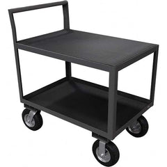 Durham - 1,200 Lb Capacity, 30-1/4" Wide x 51" Long x 39-3/4" High Instrument Cart - Caliber Tooling