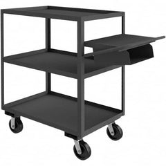 Durham - 3,600 Lb Capacity, 30-1/4" Wide x 76-3/8" Long x 48" High Order Picking Cart - Caliber Tooling