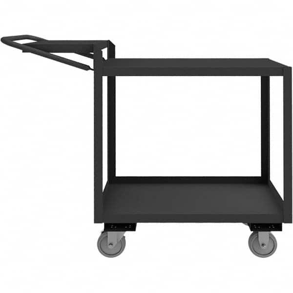 Durham - 1,200 Lb Capacity, 18-1/4" Wide x 48-3/8" Long x 40-1/4" High Order Picking Cart - Caliber Tooling