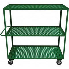 Durham - 1,200 Lb Capacity, 30-1/4" Wide x 66-1/4" Long x 63" High Mobile Cart - Caliber Tooling