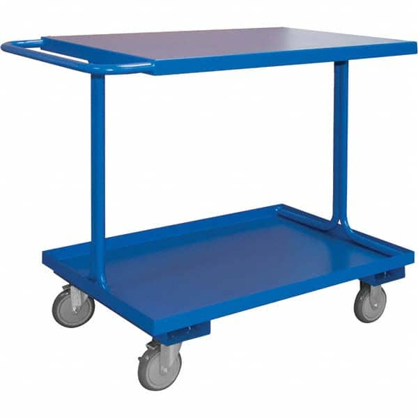 Durham - 1,200 Lb Capacity, 24" Wide x 42" Long x 35-13/16" High Access Shelf Cart - Caliber Tooling