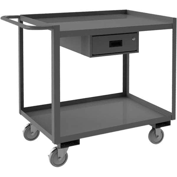 Durham - 1,200 Lb Capacity, 24-1/4" Wide x 54-1/4" Long x 37-5/8" High Heavy Duty Service Cart - Caliber Tooling