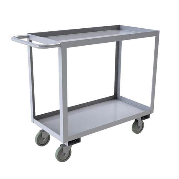 Durham - 1,200 Lb Capacity, 30-1/8" Wide x 66" Long x 35" High Mobile Cart - Caliber Tooling