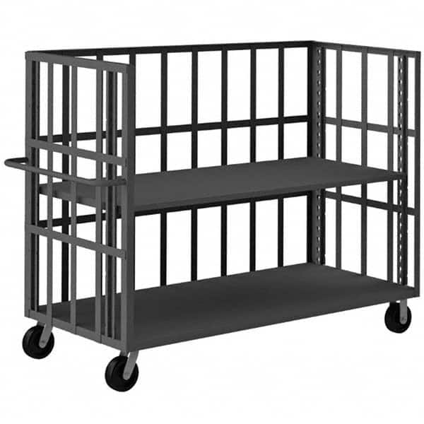 Durham - 3,000 Lb Capacity Open Portable Shelf Trucks - Caliber Tooling