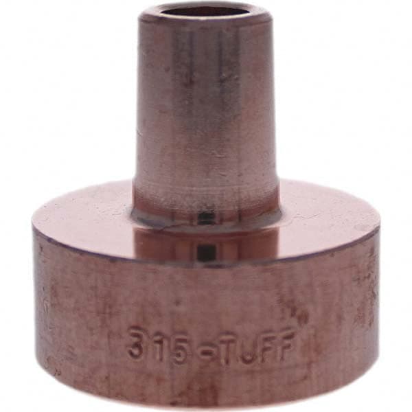 Tuffaloy - Spot Welder Tips For Use With: 5RW Electrode Holder Type: Backup Electrode Round Face - Caliber Tooling