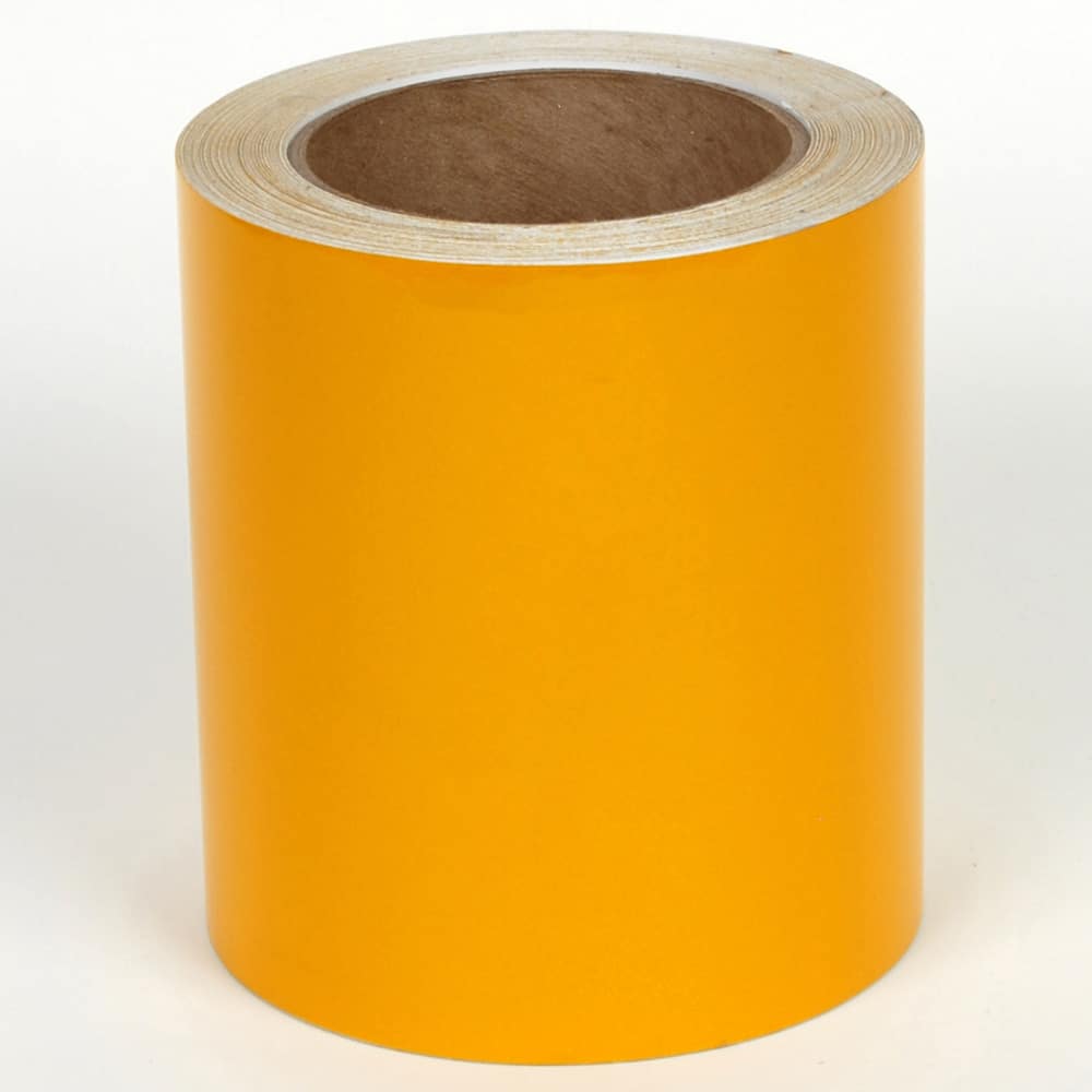 Cobra Systems - Labels, Ribbons & Tapes; Type: Vinyl Tape ; Color: Yellow ; For Use With: VNM8 ; Width (Inch): 6 ; Length (Feet): 75 ; Material: Vinyl - Exact Industrial Supply