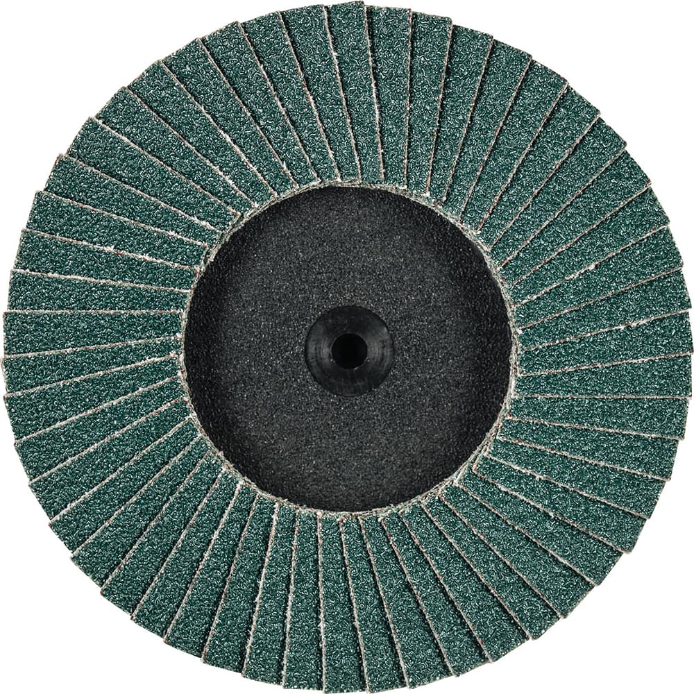 PFERD - Flap Discs; Abrasive Type: Coated ; Flap Disc Type: Compact ; Disc Diameter (Inch): 3 ; Abrasive Material: Zirconia Alumina ; Grit: 60 ; Attaching System: Quick Change Type CDR - Exact Industrial Supply