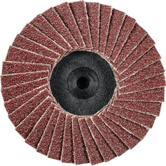 PFERD - Flap Discs; Abrasive Type: Coated ; Flap Disc Type: Type 27 ; Disc Diameter (Inch): 2 ; Abrasive Material: Aluminum Oxide ; Grit: 60 ; Attaching System: Quick Change Type CDR - Exact Industrial Supply