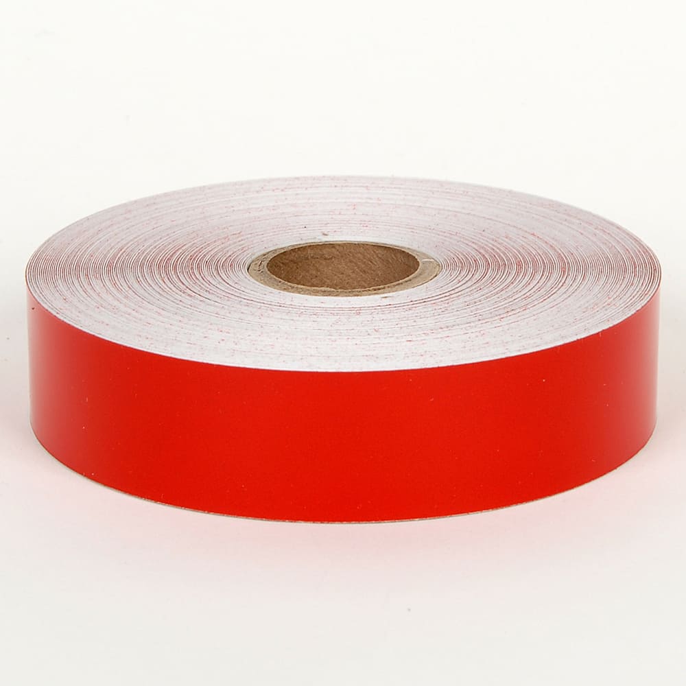 Cobra Systems - Labels, Ribbons & Tapes; Type: Vinyl Tape ; Color: Red ; For Use With: VNM4PRO ; Width (Inch): 1 ; Length (Feet): 75 ; Material: Vinyl - Exact Industrial Supply