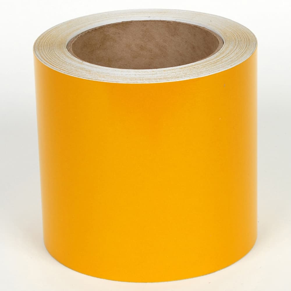 Cobra Systems - Labels, Ribbons & Tapes; Type: Vinyl Tape ; Color: Yellow ; For Use With: VNM8 ; Width (Inch): 5 ; Length (Feet): 75 ; Material: Vinyl - Exact Industrial Supply